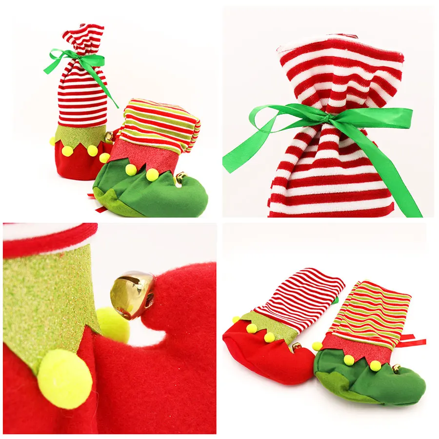 2020 Рождественское украшение для дома рождественские чулки детский мешок конфет