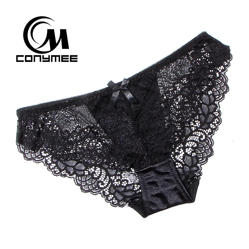 [Conymee] Sexy Нижнее Бельё для девочек Для женщин Трусики Кружево прозрачный дамы
