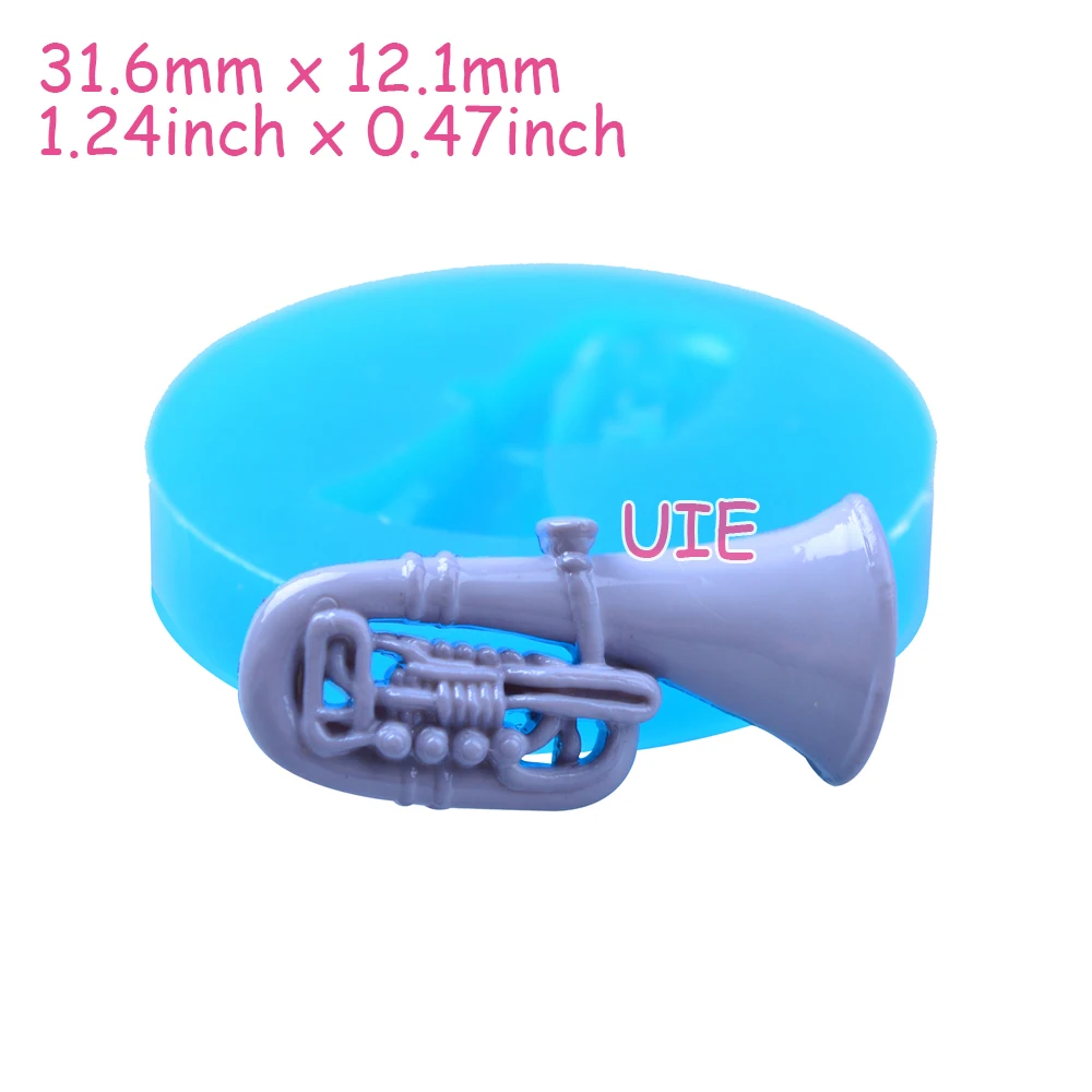 PYL272U 31 6 мм Tuba Музыкальные инструменты Гибкая силиконовая форма для украшения