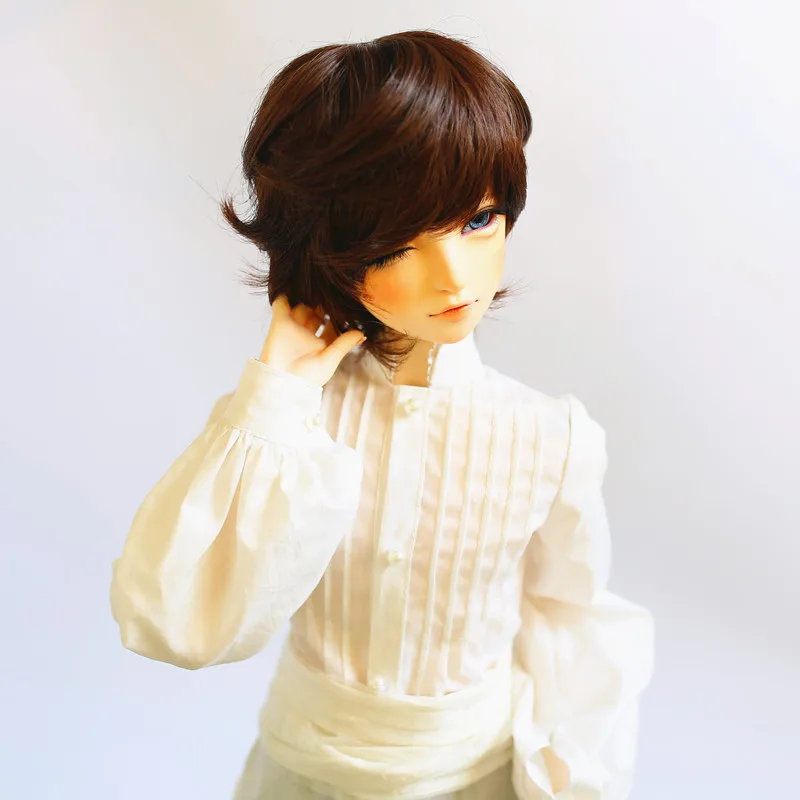 Подходит для 1/3 1/4 1/6 BJD SD куклы парики 1/3 1/4 1/6 на выбор два цвета короткие волосы куклы парики высокая температура мода косы объем