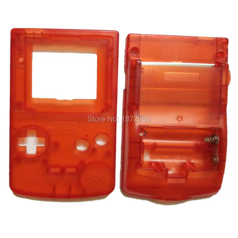 Горячая Распродажа игры ретро ручной кристалл красного цвета консоли оболочка