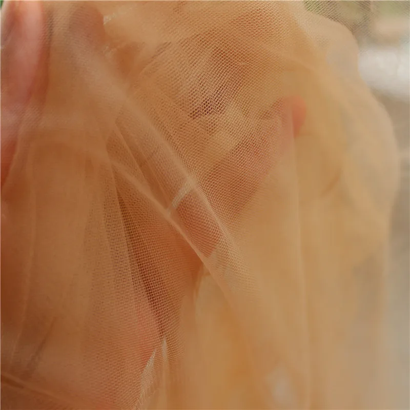160 см ширина 5 ярдов/партия мягкая нейлоновая сетка загара кожа fabirc свадебное