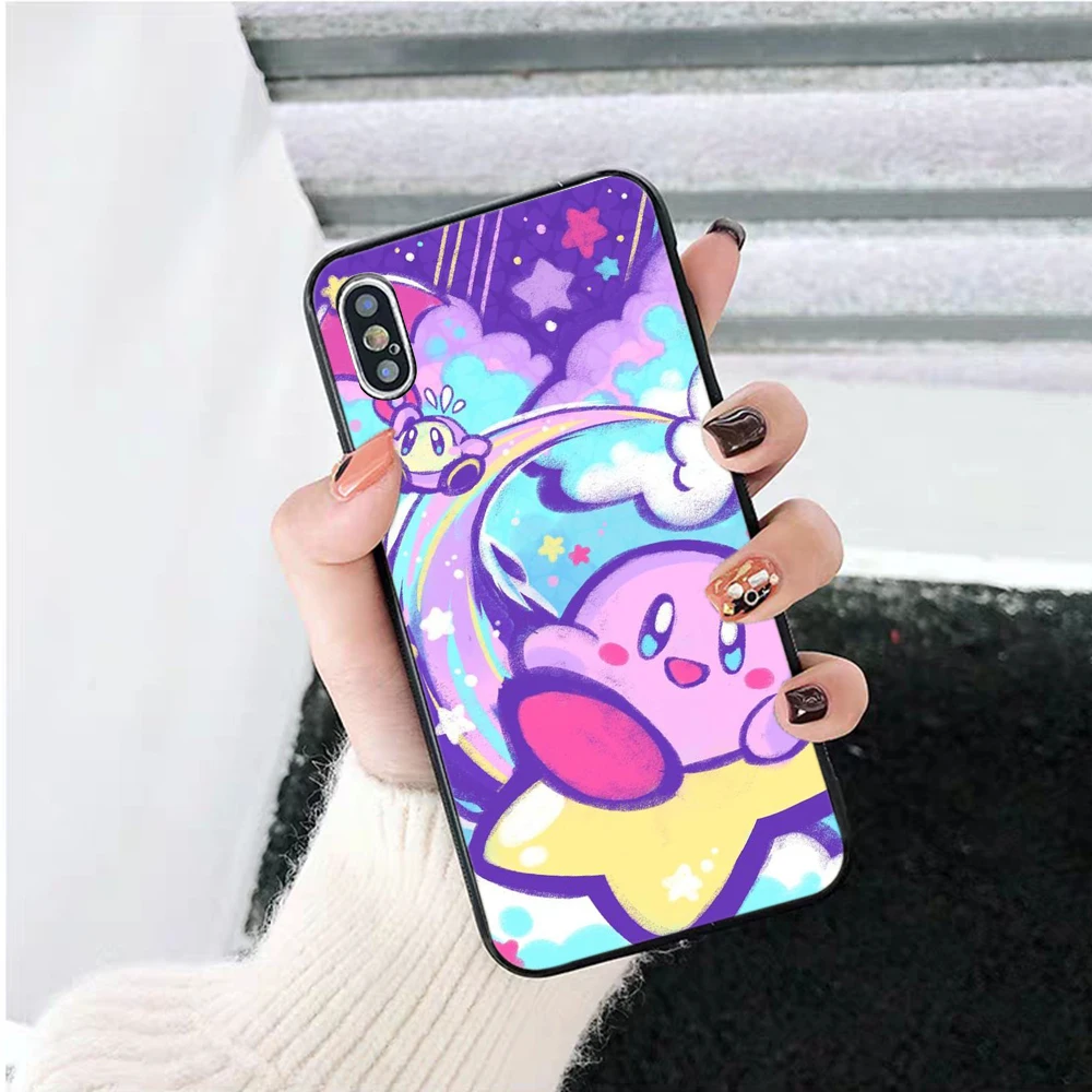 Игровой силиконовый чехол серии Kirby для iPhone 5 6 6S Plus 7 8 11 Pro X XS Max XR | Мобильные