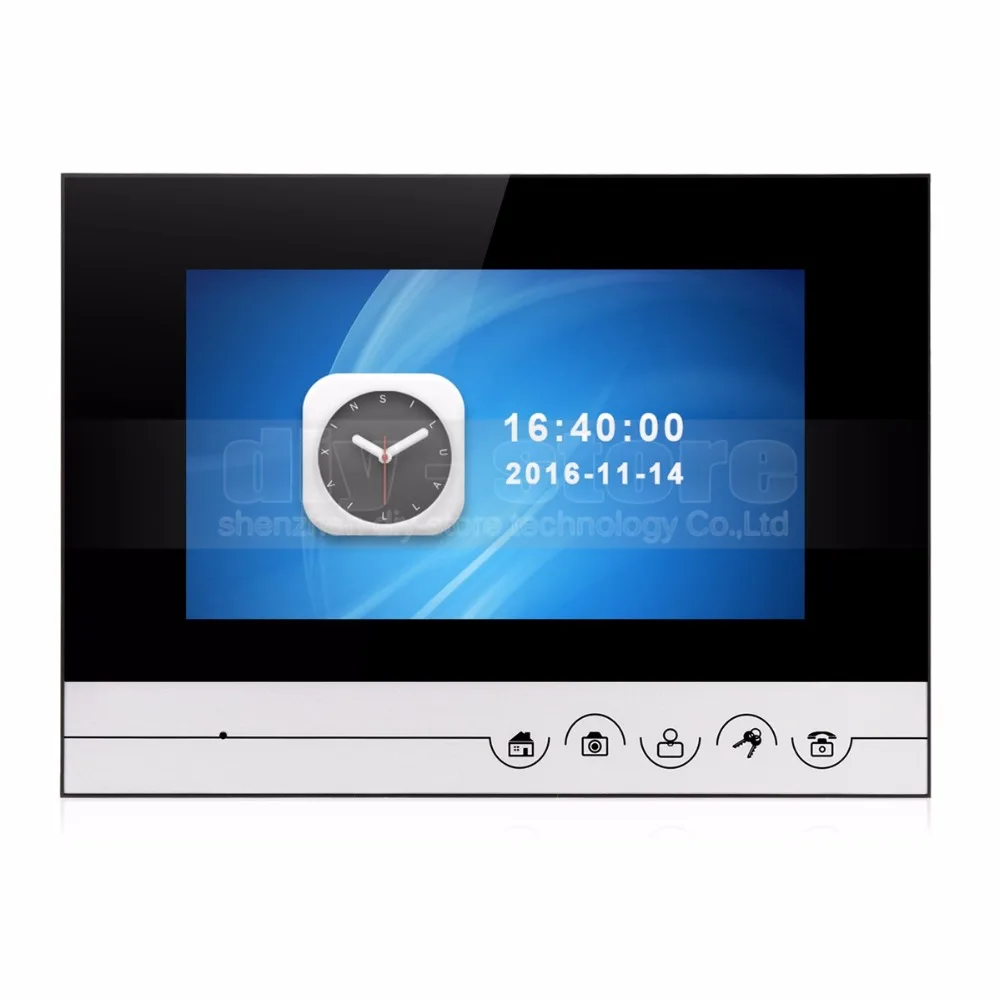Diykit 7 дюймов Запись видео/фотография видео телефон двери Дверные звонки