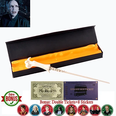 Voldemort 22 вида серия Harry волшебная палочка с коробкой Волдеморт Рон Гермиона Дамблдор луна волшебная палочка рыцарь автобус хогварт билета на поезд - Цвет: Voldemort
