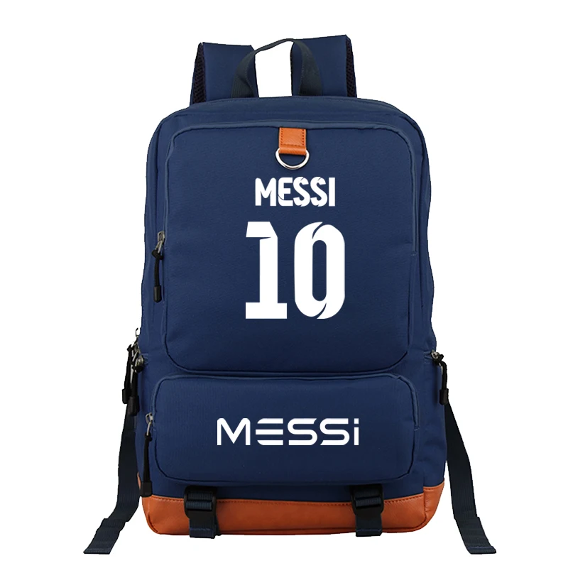 Повседневный Рюкзак Messi для подростков мальчиков и девочек мужской женский
