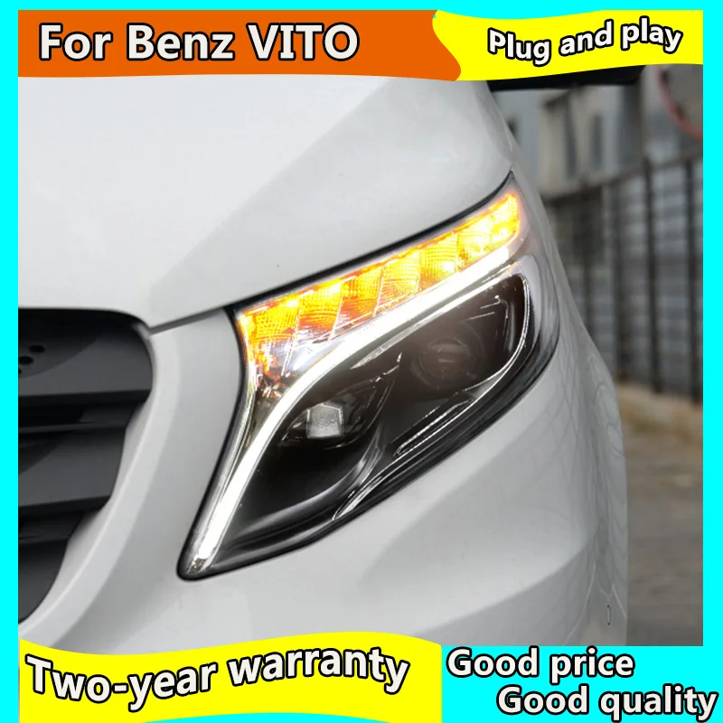 Автомобильный Стайлинг для бенц Вито фары 2017 2019 V250 V260 налобный фонарь