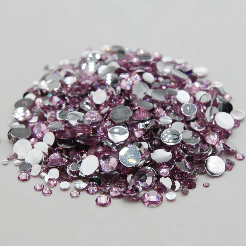 Клея на Стразы для художественное оформление ногтей смешанные размеры