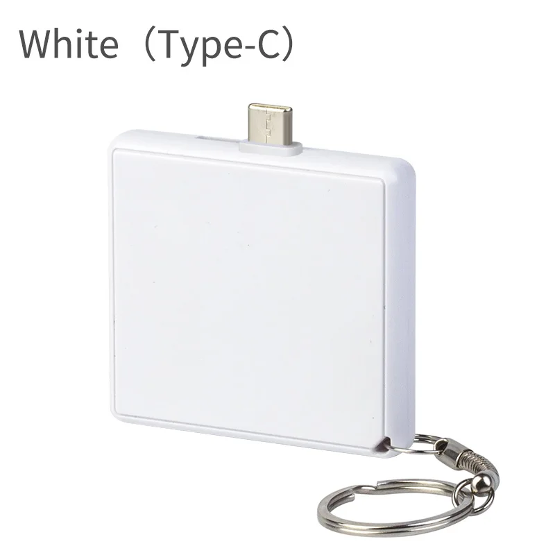 White for Type-C Портативное портативное зарядное устройство NTSPACE 1500 мАч для iPhone, Xiaomi, huawei, Внешнее зарядное устройство 2 в 1, зарядное устройство - Цвет: White for Type-C