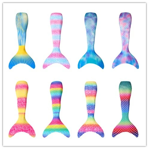 Купальный костюм Русалочки для взрослых детей 10 цветов вечерние костюмы на