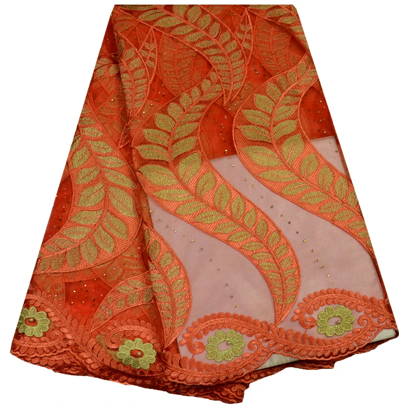 Оптовая Французский Шнурок Ткани С Камнями Высокого Качества Африканская Сеть