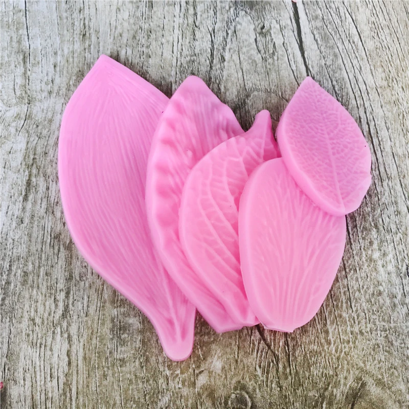 5 шт. форма для помадки лист Fimo глина инструменты сделай сам полимерная