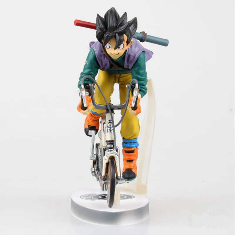 15 см аниме DRAGON BALL Z Супер Saiyan Сон Гоку Велоспорт ПВХ Фигурки битва Версия
