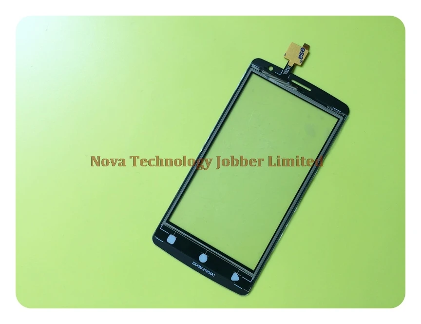 

Wyieno Top Black touchpad For Highscreen Easy F Touch Screen Digitizer Glass sensor Panel Replacement + tracking