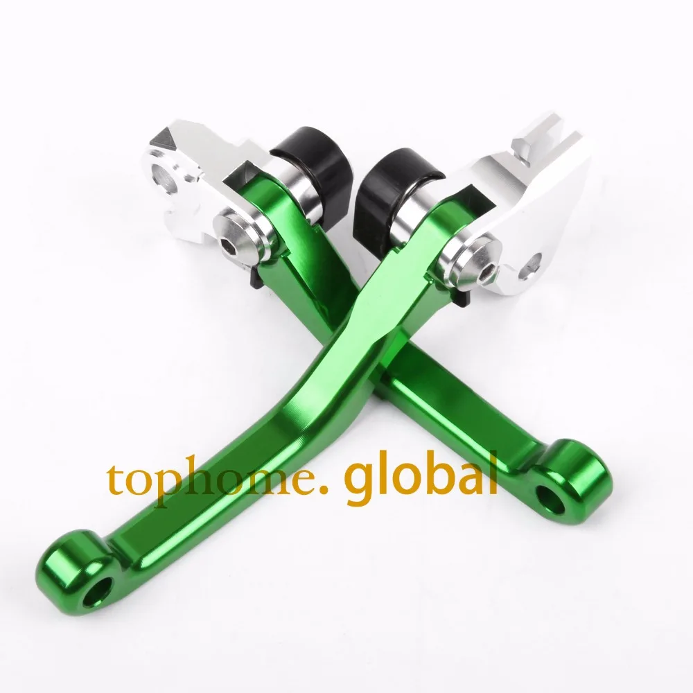 Для Kawasaki KX250F 2005 - 2012 ЧПУ Рычаги поворотного тормоза Сменные 8 цветов для