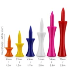 Пластиковый набор футболок для гольфа 50 шт., цветные футболки для гольфа разных размеров, гибриды для водителей с увеличенным расстоянием, Прямая поставка