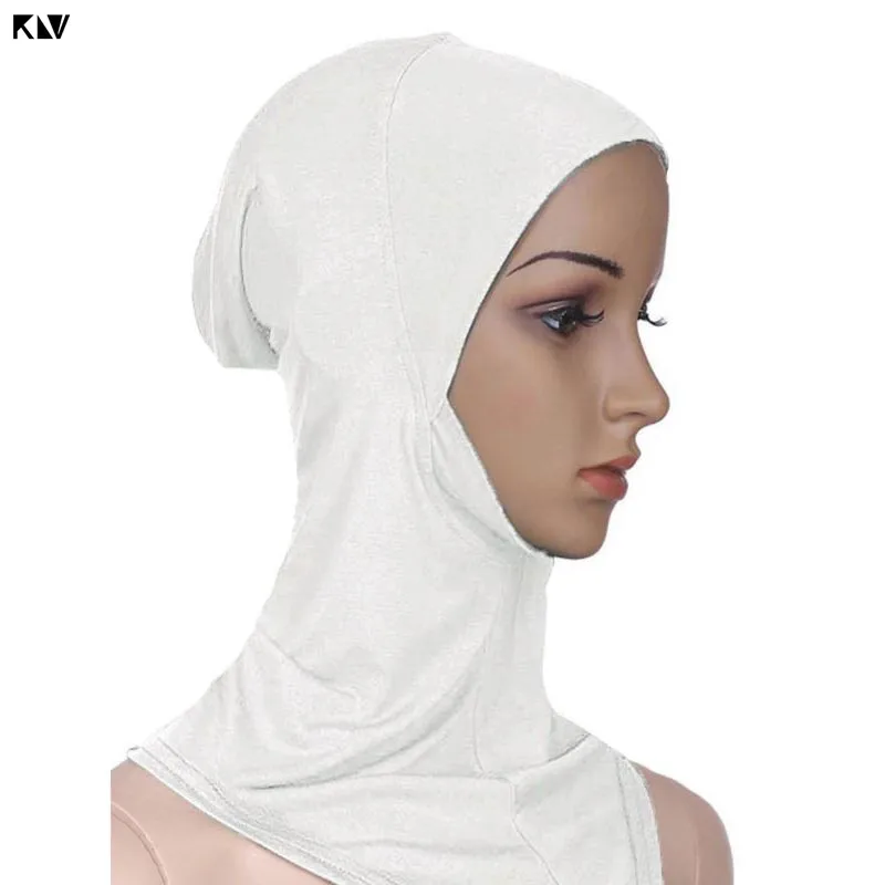 KLV унисекс модал полное покрытие Внутренняя Хиджаб шапка мусульманский головной
