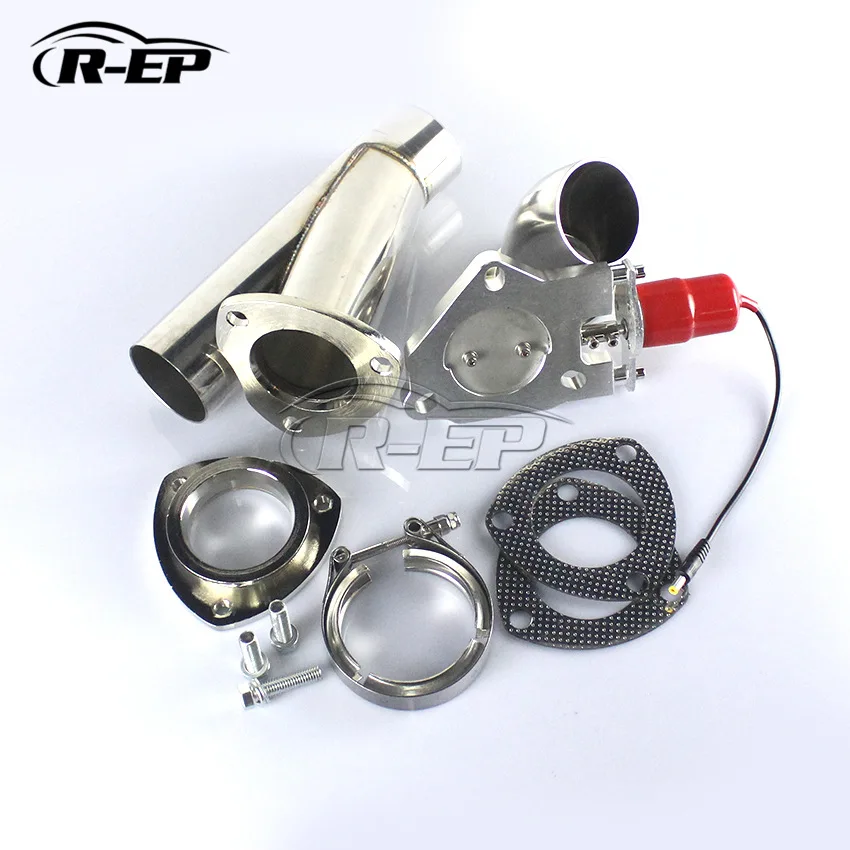 57 мм Автомобильный Электрический Выпускной клапан из нержавеющей стали 304 с