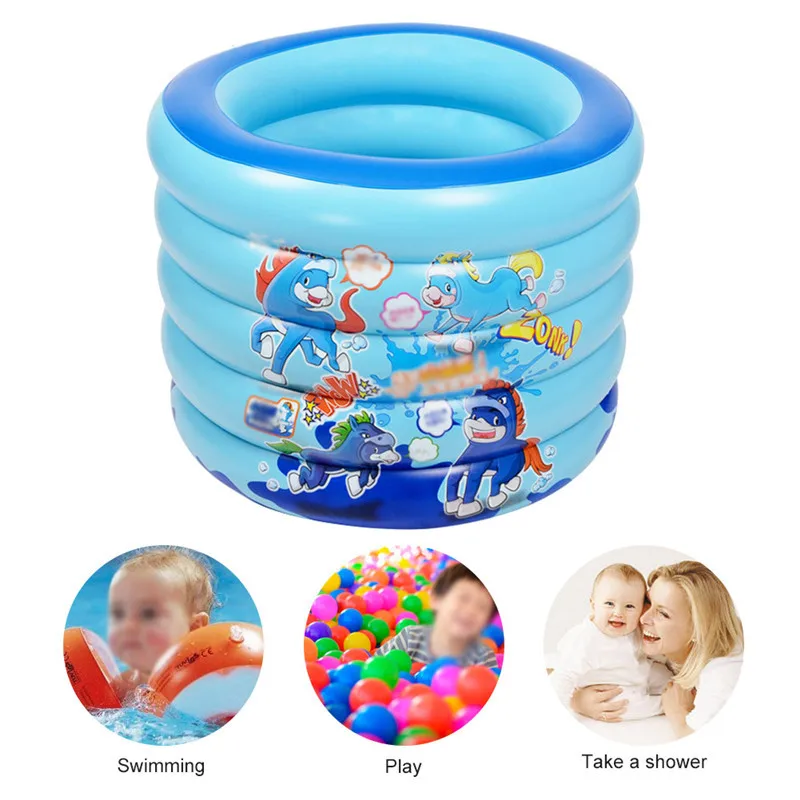 Baby Inflatable Swimming Pool Children Basin Bathtub Portable Paddling Pool Kids Outdoor Home Use Play Inflatable Pool