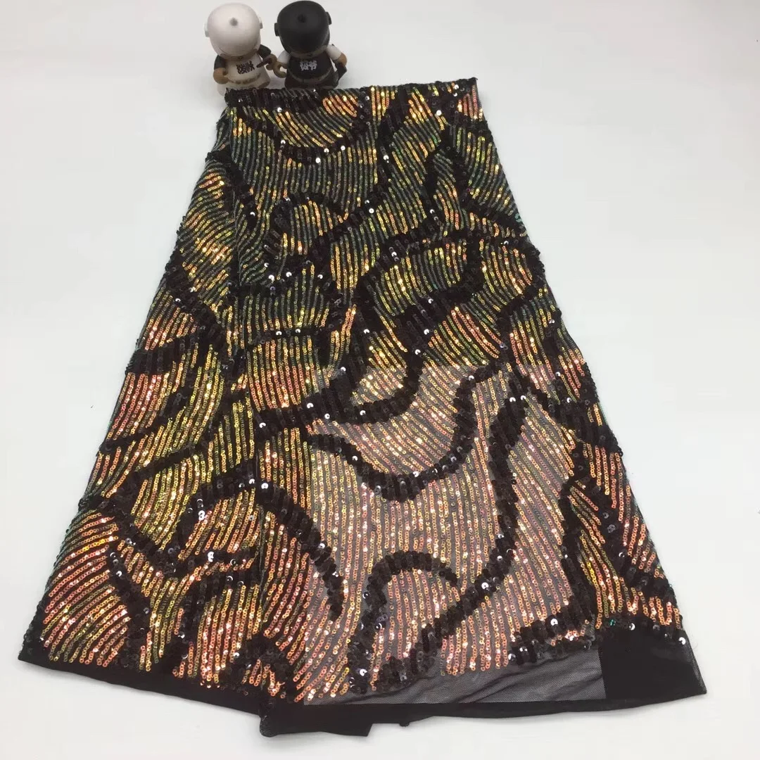 

Африканская кружевная ткань 2021 вышивка Нигерия блестки кружевная ткань Высокое качество Французский Тюль кружевная ткань для женщин XX33201