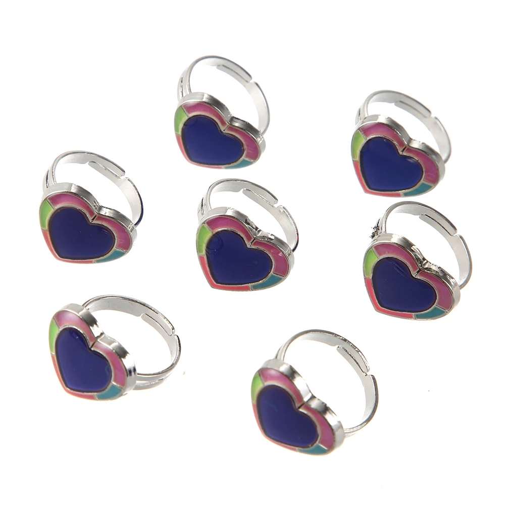 Кольцо для женщин 5 шт./лот светящееся кольцо контроля температуры | Украшения и