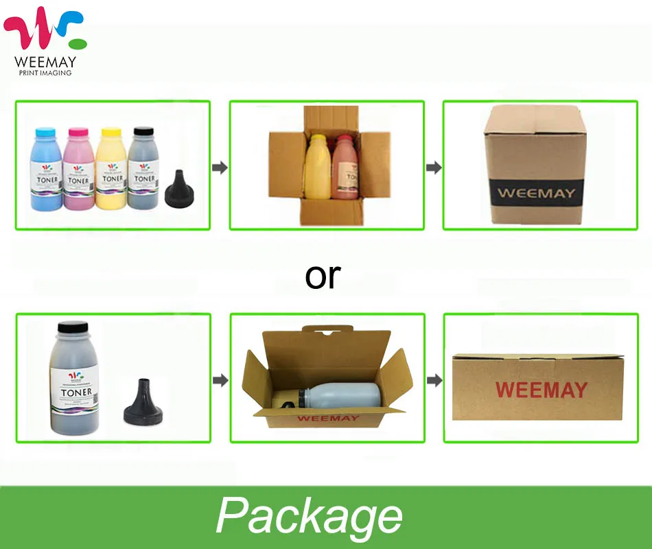 

Compatible Konica Minolta 1600 2400W printer toner powder 100g/bottle