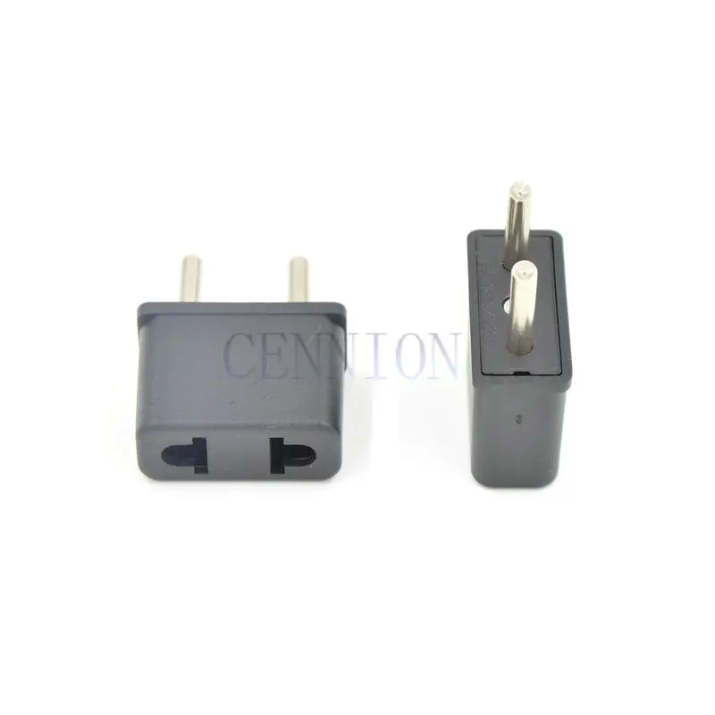 Переходник переменного тока черный в ЕС США Австралия для путешествий 400 шт.