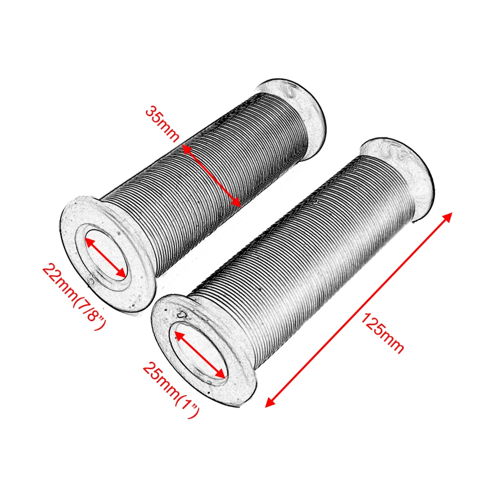 Новый Винтажный резиновый руль 7/8 дюйма 22 мм в стиле ретро для Honda CG125 CB400 Suzuki Kawasaki