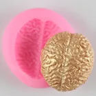 3D Силиконовая форма на Хеллоуин, 3D мозга DIY Инструменты для украшения торта, кексы, печенья, помадки, шоколадные конфеты, формочка для мыла