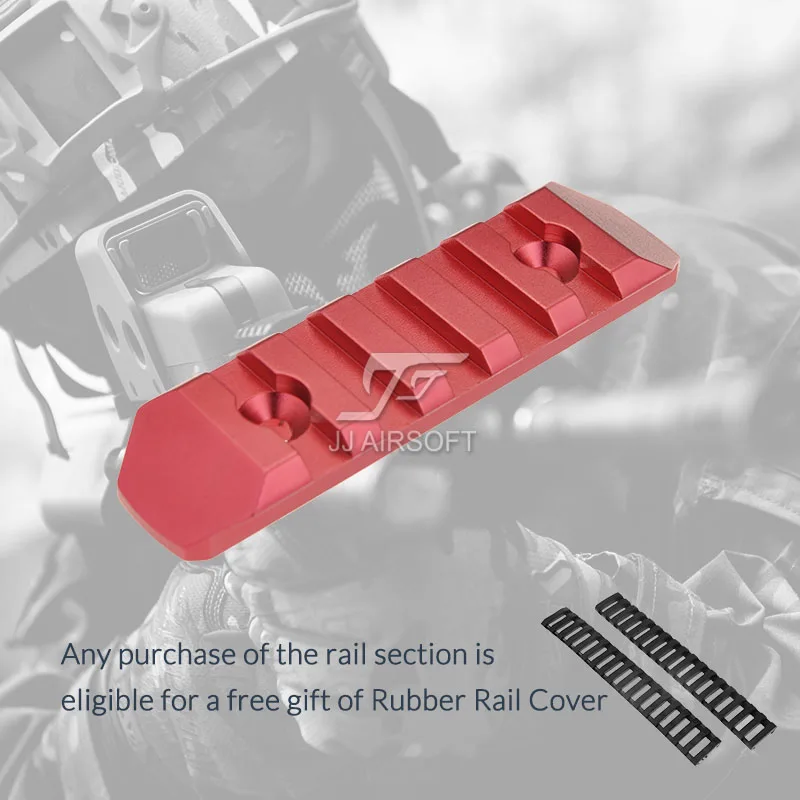 ACI 5 слотов KeyMod Rail CNC легкий (черный/красный/песочный/серебристый) купить один