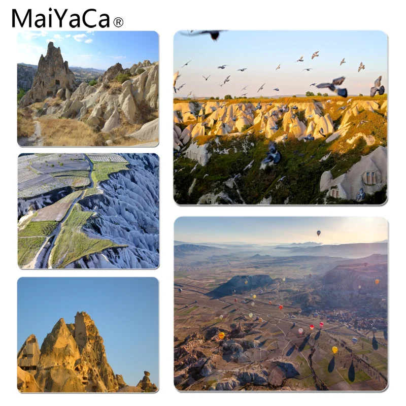 MaiYaCa ваши собственные коврики Cappadocia прочный резиновый коврик для мыши Размер для 18x22 см 25x29 см резиновые коврики для мыши