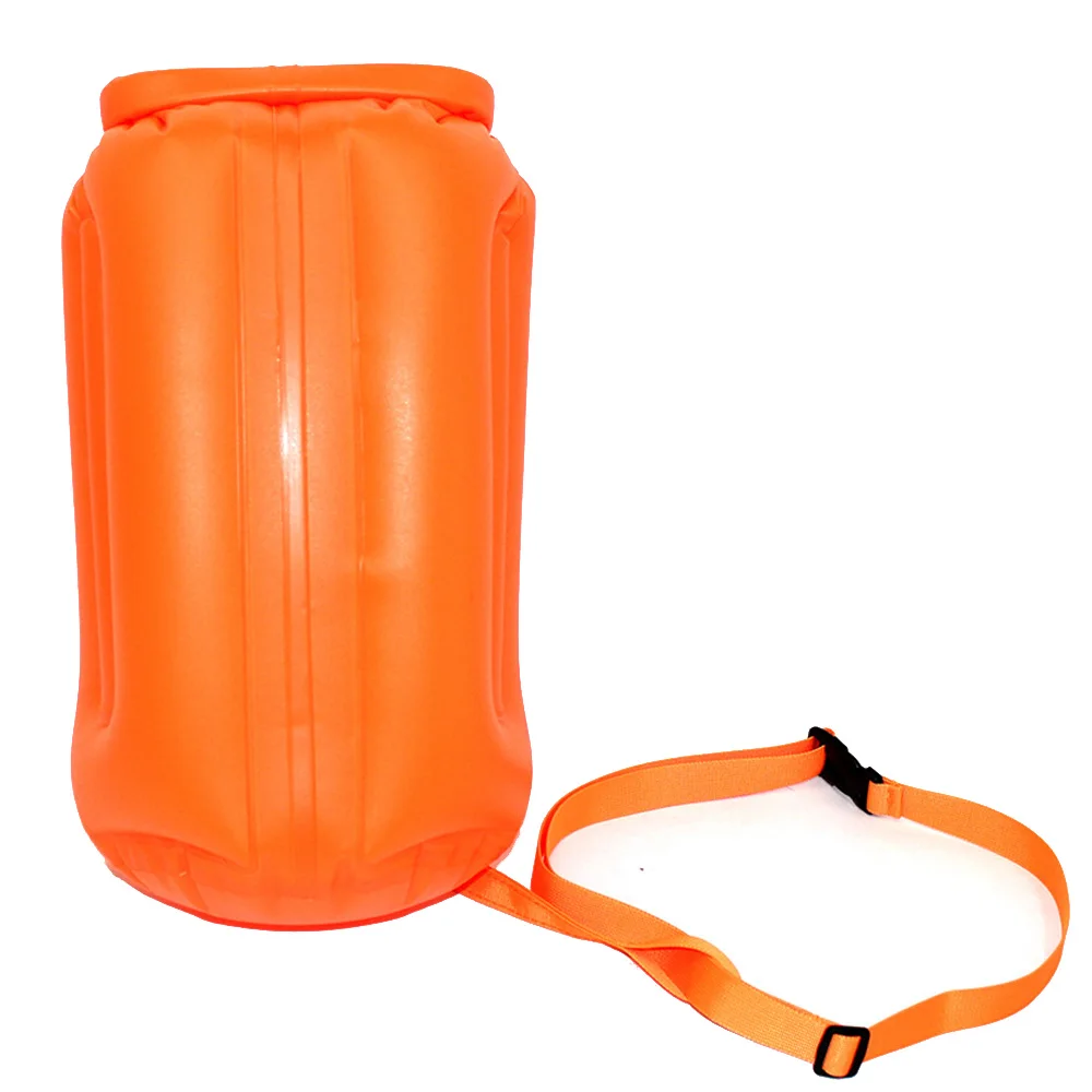 Fluo Orange 20л Водонепроницаемая воздушная сумка буй для плавания плавание ming буксировочный поплавок сухой мешок с поясным ремнем Каякинг хранение плавание ming спасательный Дрифт мешок - Цвет: Fluo Orange