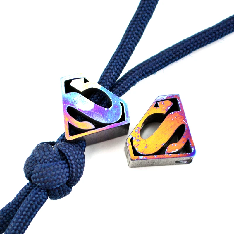 EDC нож инструменты кулон мульти титановый сплав анодированный бисер нож-Кулон