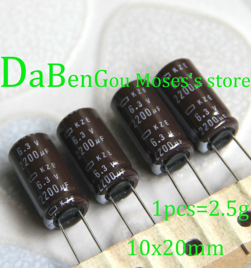 6.3v 2200uf 100% Original new NCC KY KZH KZE Series Electrolytic Capacitor Radial Capacitance 10x20mm | Дом и сад