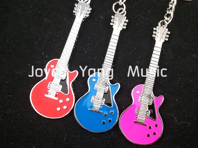 LP электрогитара стиль брелок (6 видов цветов) + 30 шт. акустическая электрическая