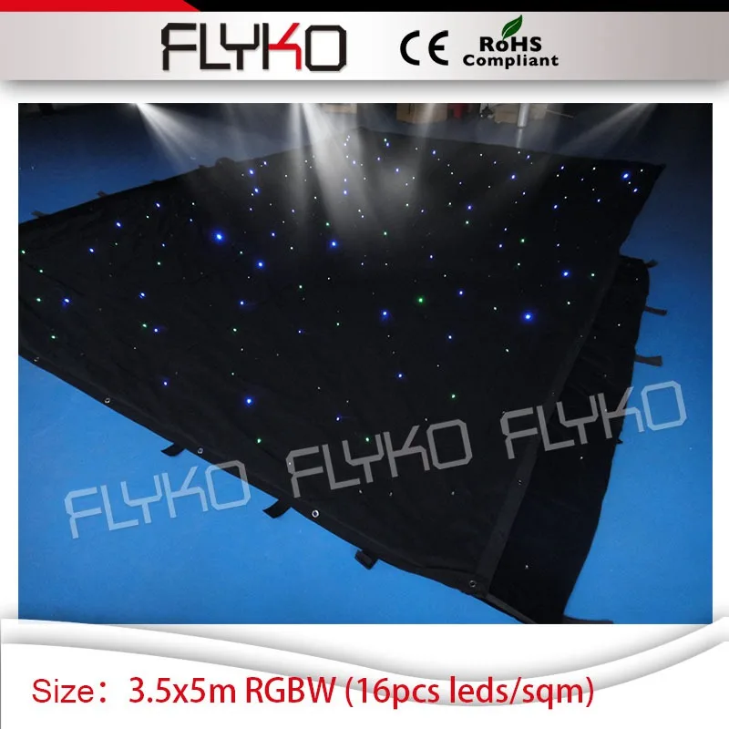 RGBW одноцветная потолочная звезда свет 3 5 м * led twilking фон занавес|led star curtain|led backdrop