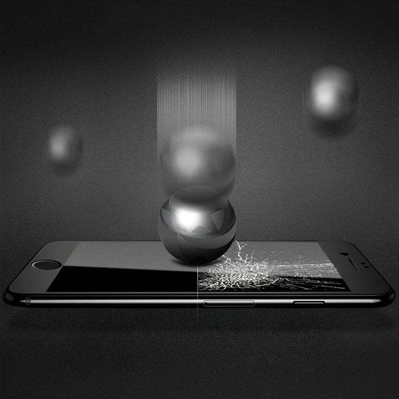 Тыква 3D матовое закаленное стекло для iPhone X 6s plus полная изогнутая Защитная пленка