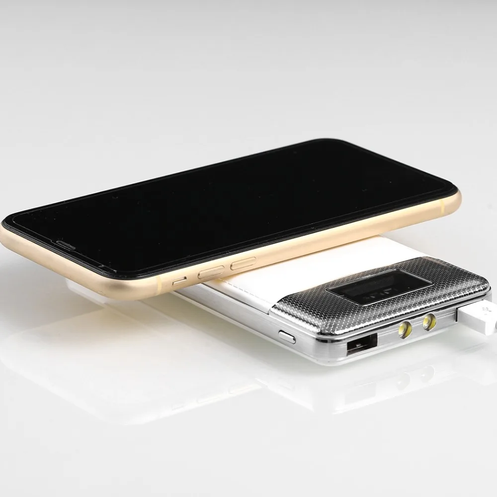 Wiress power Bank 30000 мАч портативный внешний аккумулятор Внешняя Батарея цифровой