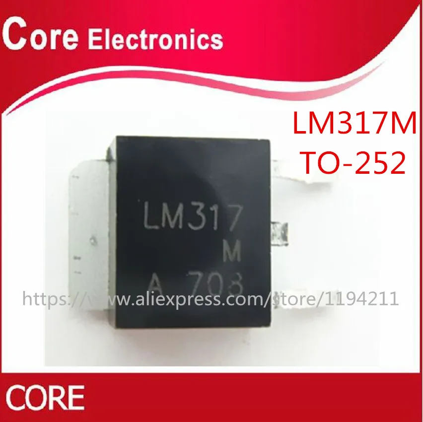 100 шт. LM317MDT LM317 LM317M LM317MD TO 252|Интегральные схемы| |