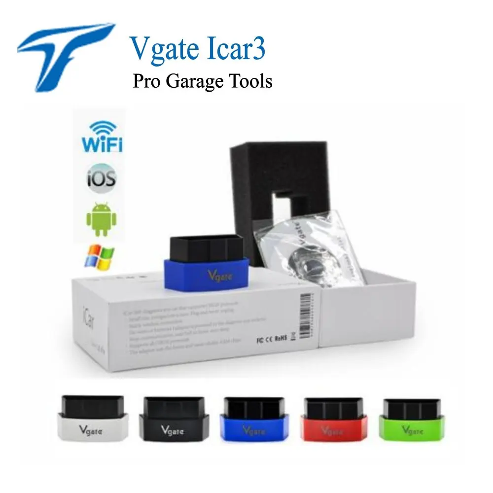 Vgate iCAR3 WiFi ELM327 V2.1 OBD2 сканер кодов ICAR 3 Wi Fi ELM 327 Поддержка всех протоколов ICAR3 для