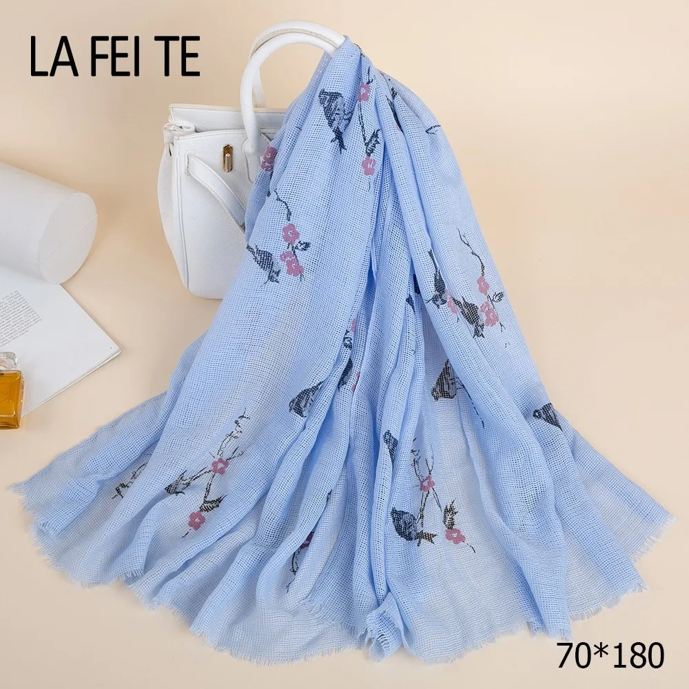 Длинный шелковый шарф Женская Косынка фуляр женский шейный платок шифоновая