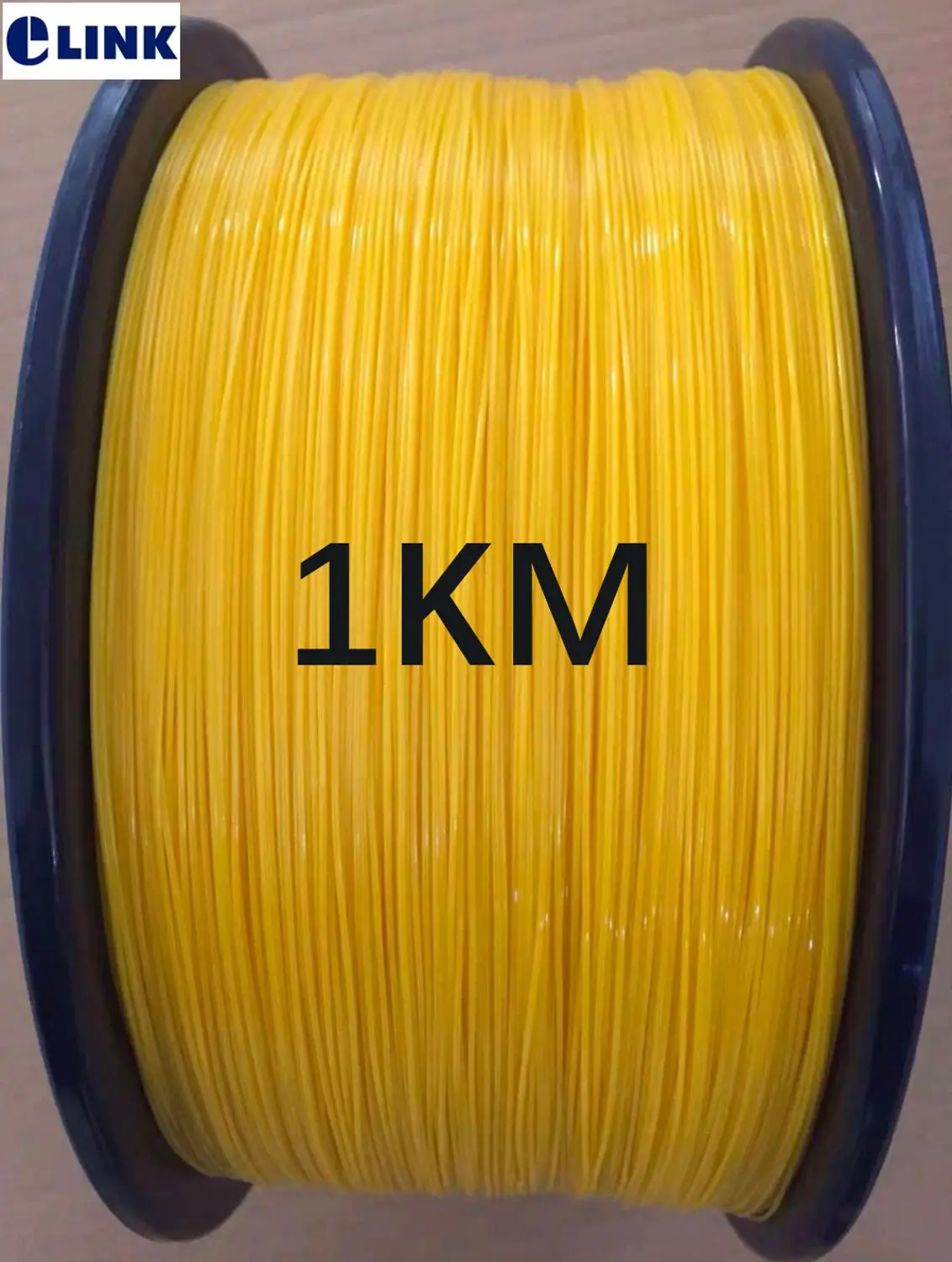 1000mtr 0,9 мм затянутый волоконно-оптический кабель G652D G657A 9/125um SM желтый 900um волоконные штейны ftth одномодовый провод 1 км/рулон ELINK
