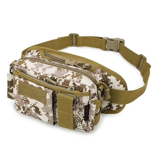 desert digital Спортивная поясная сумка из ткани CORDURA для занятий спортом на открытом воздухе, тактическая сумка для мужчин и женщин для бега, военная сумка на плечо для телефона, путешествий, альпинизма, пешего туризма - Цвет: desert digital