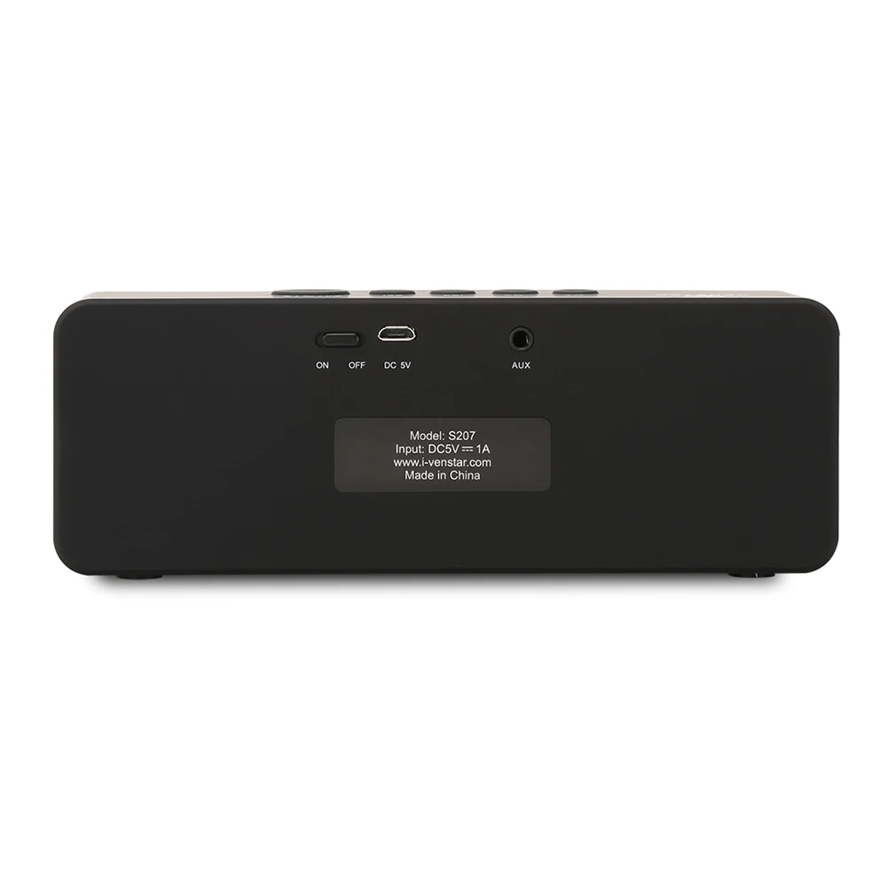Беспроводная мини Колонка VENSTAR S207 с Bluetooth встроенный мощный сабвуфер 10 Вт