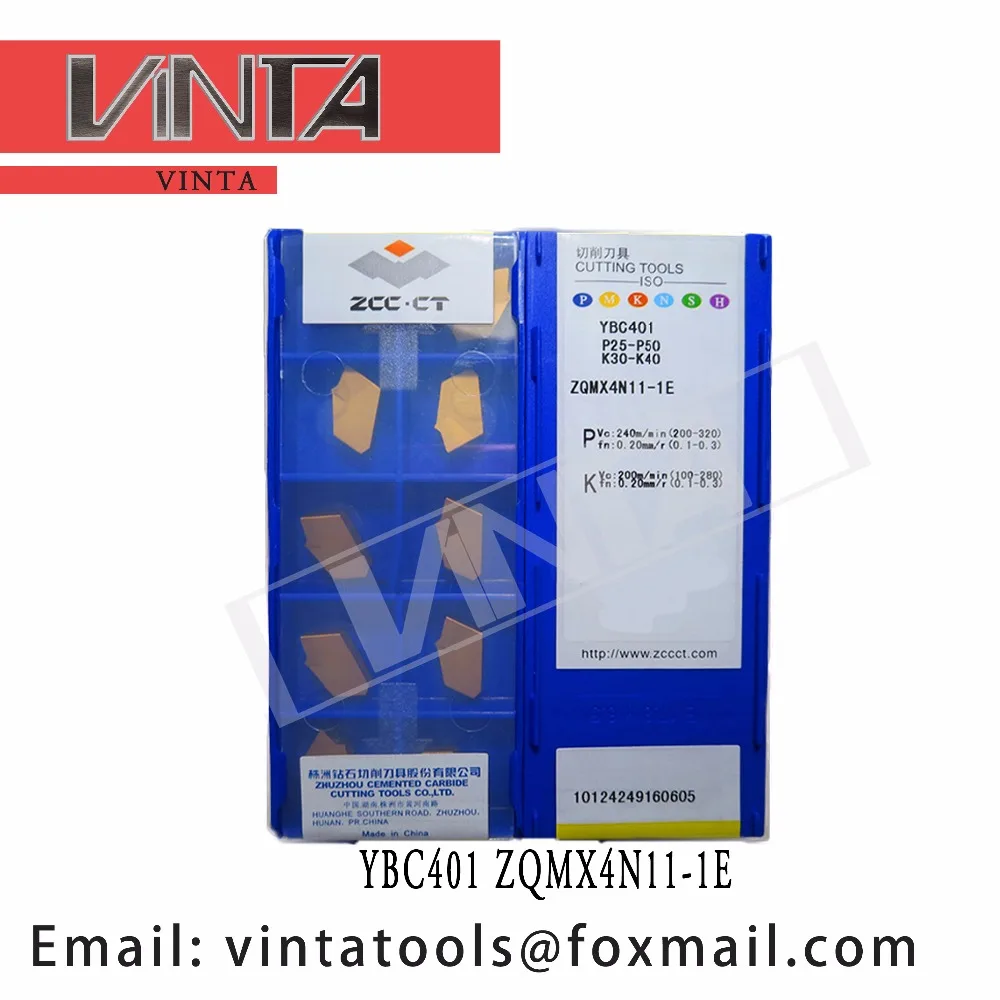 

high quality 10pcs/lots YBC401 ZQMX4N11-1E cnc carbide turning inserts