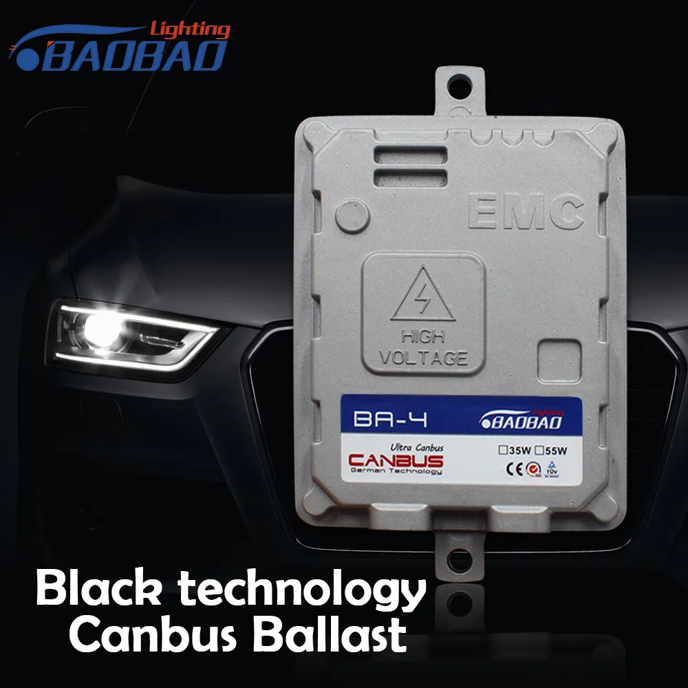 BAOBAO 35 Вт/55 Вт Ультра CANBUS автомобиля Xenon HID Балласт Ксенон балласт BA 4 плюс + 2018