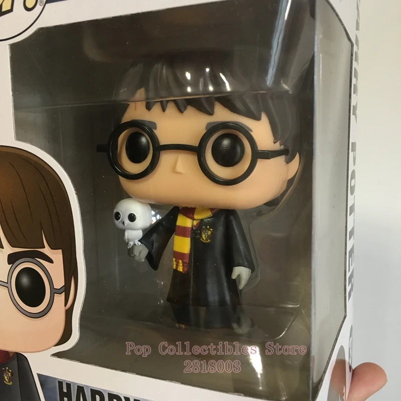 Горячая тема эксклюзивный Funko pop официальный Гарри Поттер-Гарри Поттер с Hedwig Виниловая фигурка Коллекционная модель игрушки