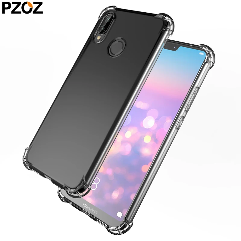 Чехол PZOZ для huawei mate 20 lite p20 pro роскошный Силиконовый противоударный прозрачный