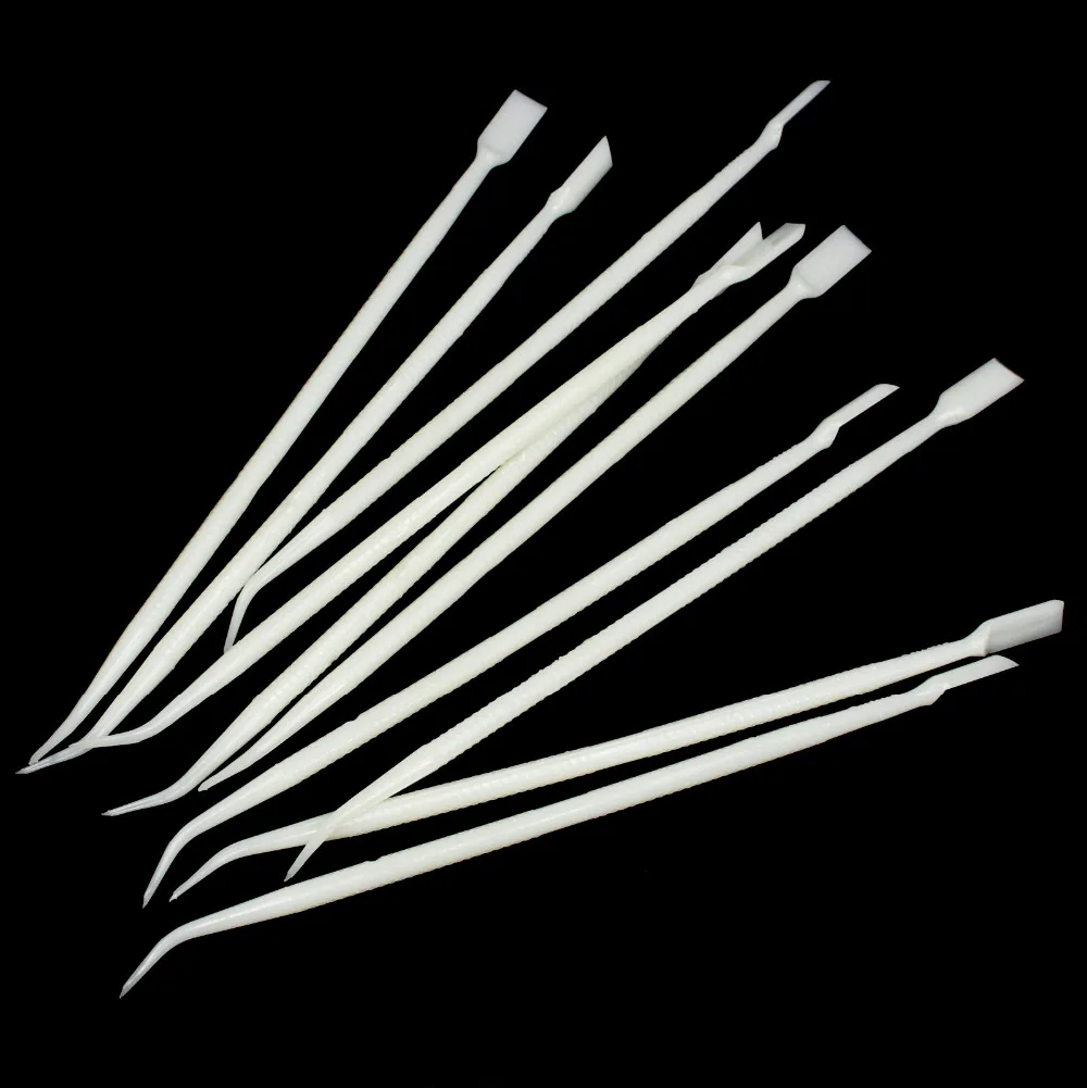 50 шт. антистатические пластиковые пинцеты для наращивания ресниц|false eyelashes|makeup false