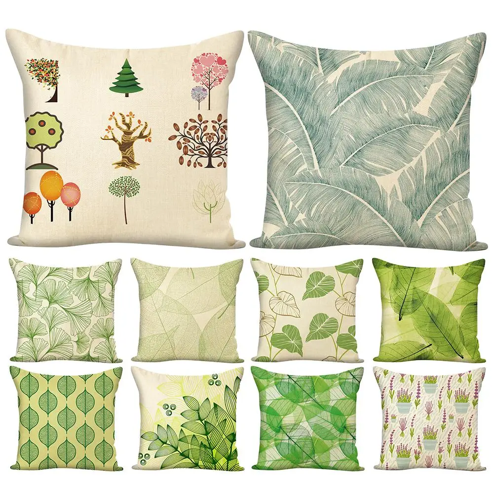 

New Arrival!!! Tranparent Leaves Square Throw Pillow Case Cushion Cover Sofa Bed Car Decor Wholesale Dropshipping